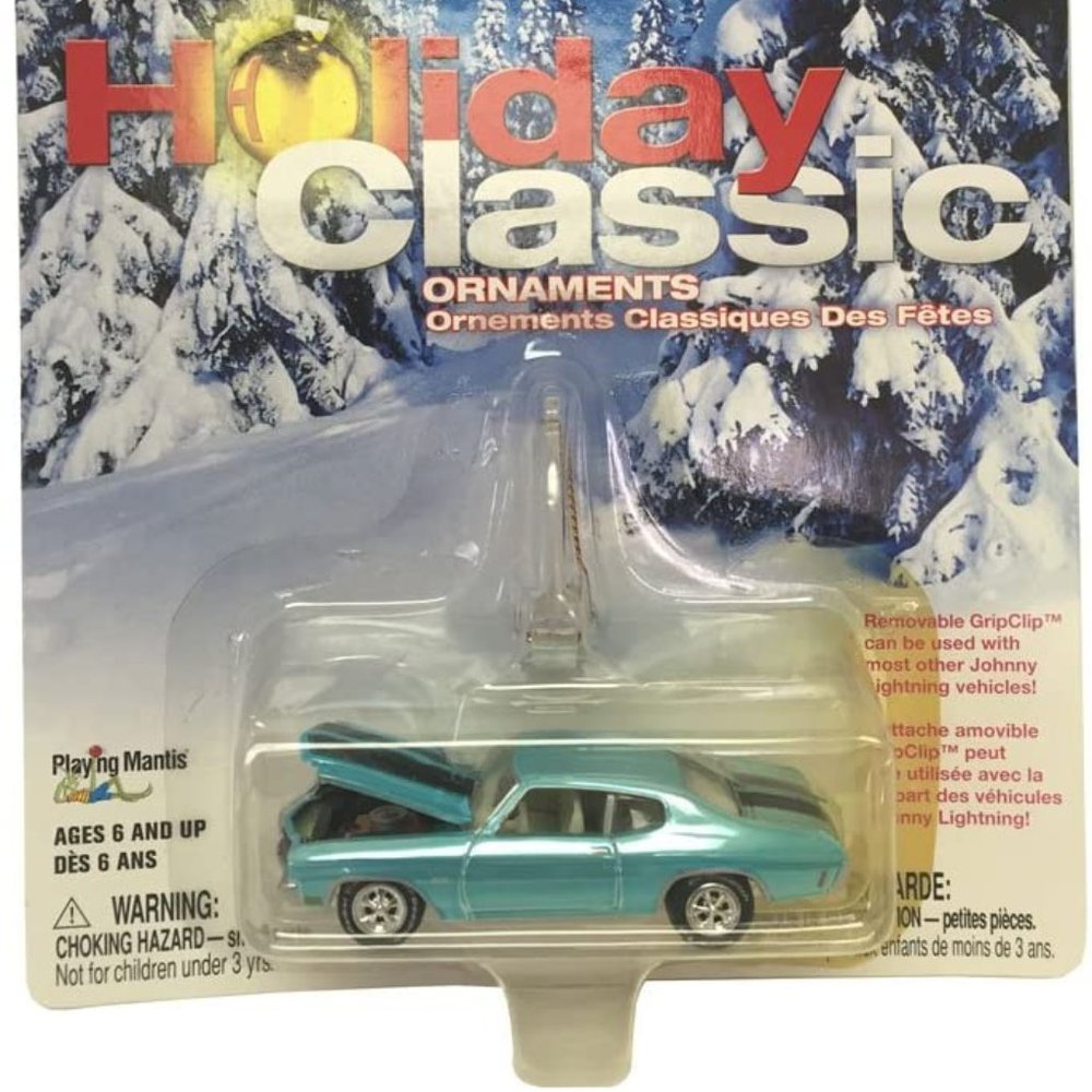 Johnny Lightning 2003 Holiday Classic Ornaments  '70 Chevy  Chevelle SS 396